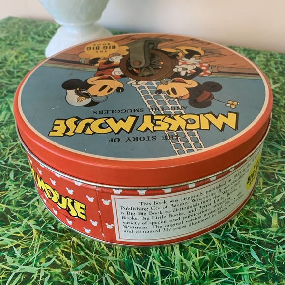 Adorable Mickey and Minnie Mouse cookie tin, vintage condition - Picture 5 of 12